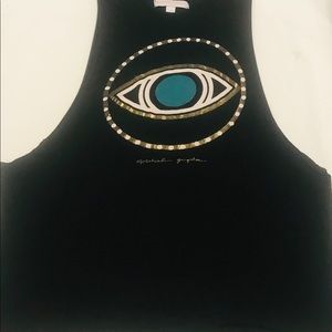 Spiritual Gangster Black Sleeveless Tank